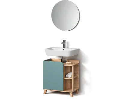 Produktbild von Badmöbel-Set Livinity Marano Blau-Grau 2 Teile, Model 52964