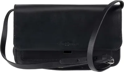 Produktbild von Ruitertassen Umhängetasche Leder Damen Schultertasche Sattelleder Handtasche schwarz 2620-11