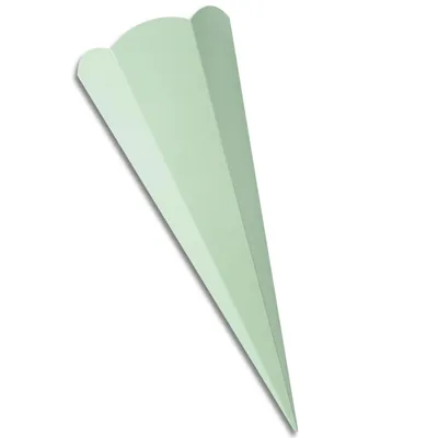 Produktbild von Schultüten-Zuschnitt 6-eckig, 68cm MINT - Schultüten Rohling zum Basteln
