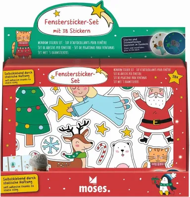 Obrázok produktu pre Sada samolepiek na okná, ktoré svietia v noci.