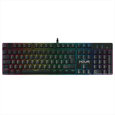 Image de Clavier de jeu mécanique avec rétroéclairage RGB et commutateurs optiques