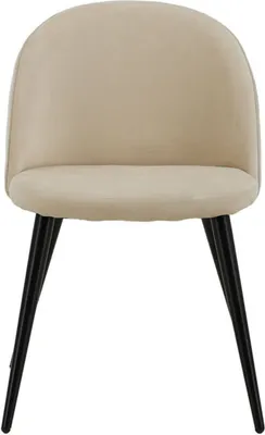 Immagine prodotto di Sedia da pranzo in velluto beige.