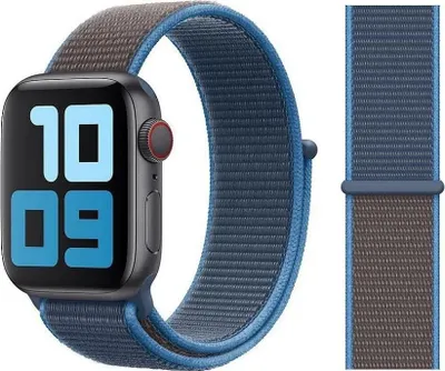 Produktbild von Original Apple Sport Loop Armband 38/40/41mm MXMQ2ZM/A Surf Blue