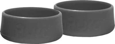 Produktbild von Pura Bumper Bodenschutz aus Silikon 2 Stück Grau Slate