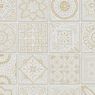 Zdjęcie produktu dla A.S. Creation | Terra | 389211 | Tapeta flizelinowa | Efekt płytek | 10,05 x 0,53 m | Złoto | Salon | Przedpokój | Biuro | Kuchnia | Pokoje dzienne