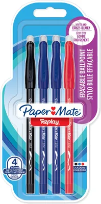 Produktbild von Paper:Mate Kugelschreiber Replay 4er Blister