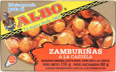 Image de Zamburinas, pétoncles multicolores, 115 g