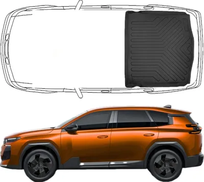 Produktbild von Trimak Obere Kofferraumwanne kompatibel mit Citroen C5 Aircross 2.Gen ab 2026