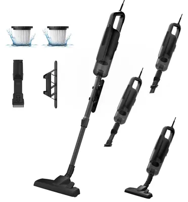 Kabel-Staubsauger 6-in-1, 600 W, beutellos, HEPA-Filter