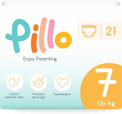 Immagine prodotto di Pannolini slip, taglia 7, confezione da 21 pezzi, taglia XXL (15+ kg), per bambini