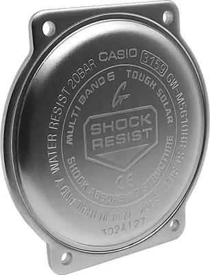 Produktbild von Casio G-SHOCK Uhrendeckel Edelstahl silberfarben GW-M5610RB-4ER
