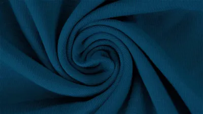 Produktbild von Jersey Yara Dunkelblau Uni 220 g/m², ca. 0,5 m lang, ca. 1,5 m breit, Stoffe Meterware, Baumwolljersey
