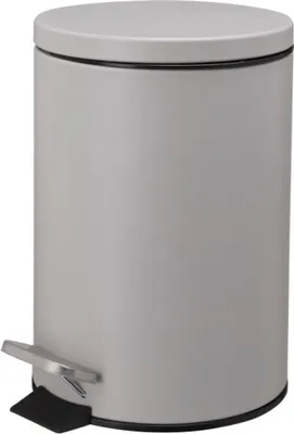 Obrázok produktu pre Kovový odpadkový kôš NONI s vekom, 3 l, sivý