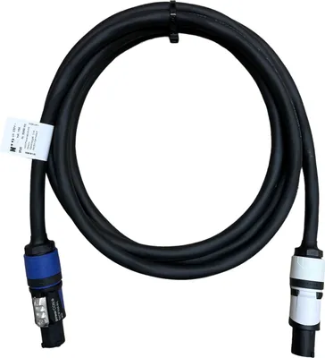 Produktbild von NWP Power Link Kabel 3m powerCON grau auf powerCON blau - Power-Out auf Power-In - 3x2,5mm² - Gummischlauchleitung - NAC3FXXB / NAC3FXXA