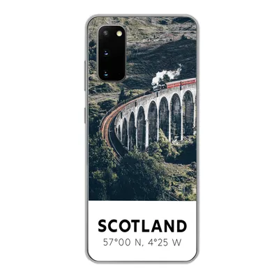 Produktbild von MuchoWow® Handyhülle Schutzhülle Hülle für Samsung Galaxy S20 Schottland - Zug - Sommer - Eisenbahn Silikon Softcase Handy Hülle - Bild