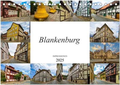 Produktbild von Blankenburg Impressionen (Tischkalender 2025 DIN A5 quer), CALVENDO Monatskalender