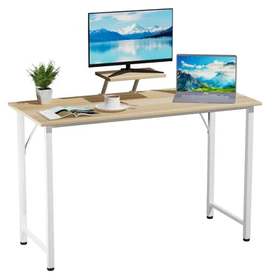 Obrázek produktu pro Psací stůl s podstavcem pro monitor, vhodný pro hraní her i práci v kanceláři