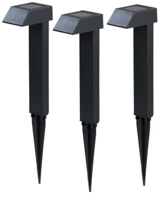 Immagine prodotto di Luci Solari da Sentiero Set da 3 per - Illuminazione autonoma 1 lumen Fino a 8 ore per giardino e vialetti Esterni