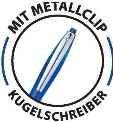 Obrázok produktu pre BIC 902132 - Clip - Clip-on-Einziehkugelschreiber - Nachfüllbar - Blau - 12 Stück(e)