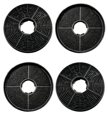 Imagen del producto de Solidchoice - Filtros de carbón activado - Juego de 4 unidades para campanas extractoras
