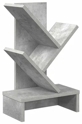 Obrázok produktu pre vidaXL Regál na knihy v tvare stromu, 3-poschodový, 30 x 18 x 48 cm, drevovláknitá doska
