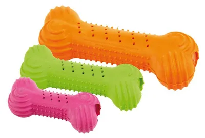 Image de SwissPet Crunchy Bone vert, 14cm - Jouet à mâcher