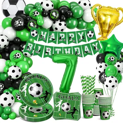 Produktbild von Fußball-Dekoration für den 7. Geburtstag