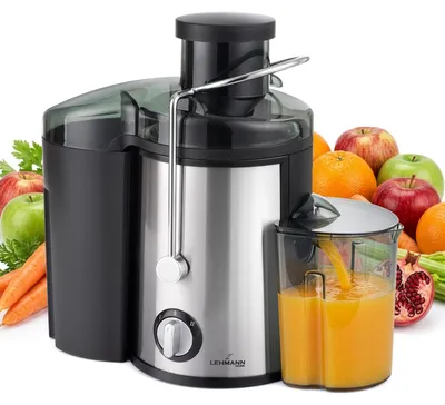 Saftzentrifuge 600 W, 2 Geschwindigkeiten, 75 mm Einfüllöffnung, 1,5 L Behälter