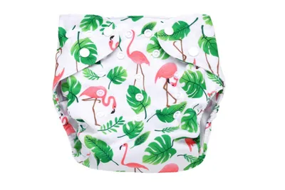 Produktbild von SIMED Mila Windelhöschen mit verstellbarer Größe, Flamingo
