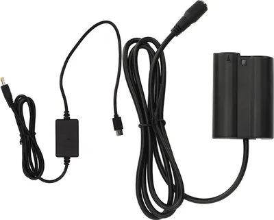 Obrázok produktu pre EN-EL15 DC coupler atrapa batérie s napájaním typu C pre Nikon Z5 Z6 Z7 Z6II Z7II D500 D600 D610 D750 D780 D800