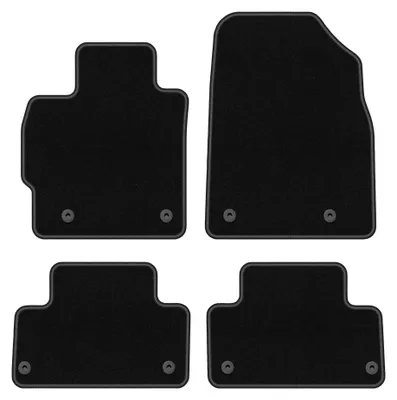 Obrázok produktu pre Velúrové autokoberce pre: Mazda CX-7 2006-2009 (SUV) – sada 4 ks, čierne, na mieru – Wielganizator BASIC
