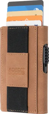 Obrázek produktu pro AdroitGoods Card Holder 7 Card Wallet - pouzdro na kreditní karty s technologií RFID - semišová kůže - hnědá barva