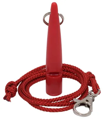 Productafbeelding van Hondenfluitje - Rood met Lanyard