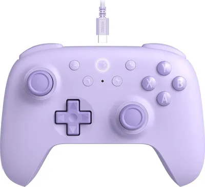 Image de 8BitDo Ultimate 2C Wired Controller pour Windows PC et Android, avec 1000Hz Polling Rate, joysticks à effet Hall et déclencheurs Hall, Violet