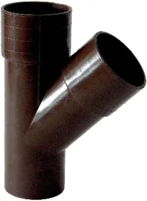 Produktbild von Famanu Regenrohr Aftakung 45 Grad - 80 mm Durchmesser - Braun