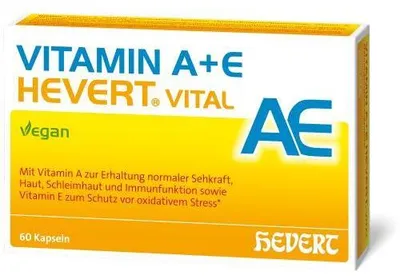 Obrázok produktu pre Vitamín A+E Hevert Vital Capsules 60 kapsúl