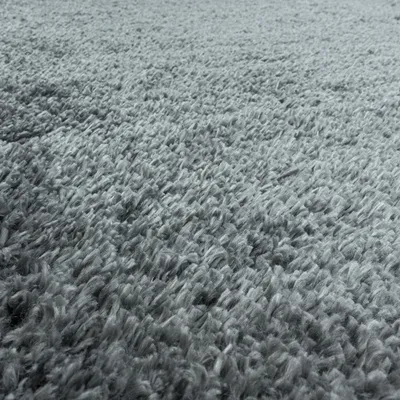 Image de Ayyildiz | Tapis Shaggy Fluffy - 80 cm x 250 cm - Gris Clair - Doux et Antiallergique