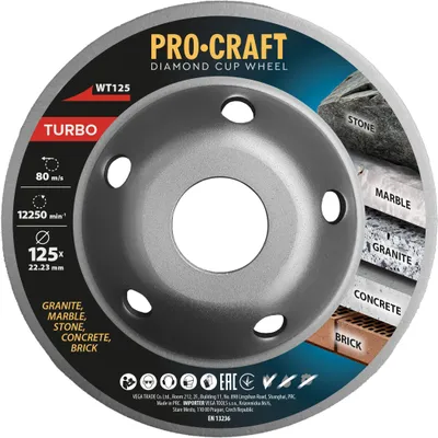 Image de Meule diamantée Procraft WT125 Turbo (en pot)