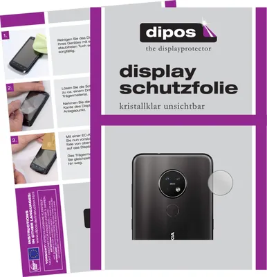 Obrázek produktu pro 2x ochranná fólie pro Nokia 7.2 camera lens clear screen protector film ochrana displeje dipos