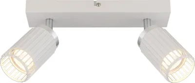 Produktbild von GLOBO 57906-2W, Weiß, Aluminium, Metall, IP20, II, GU10, 25 W