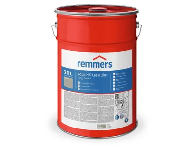 Produktbild von Remmers Aqua HK-Lasur 3in1 Grey Protect silbergrau (RC-970) 20 l, Holzlasur