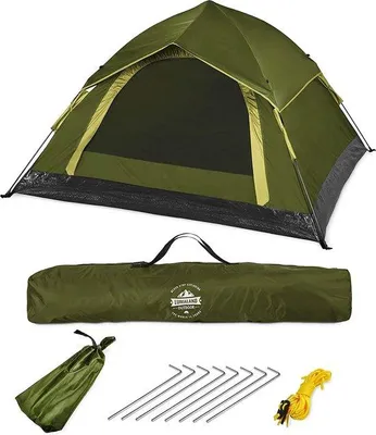 Produktbild von Famanu Campingzelt wasserdicht - Grün