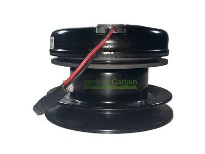 A black electromagnetic clutch for a lawn tractor, shown against a white background.