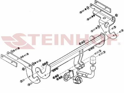 Produktbild von Z548193 Anhängerkupplung passend für TOYOTA Yaris 10/2011-07/2014 starr