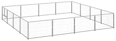 Immagine prodotto di Recinto per cani – Recinto per cuccioli – Ampia cuccia per cani in metallo resistente, con porta e serratura – 16 m²