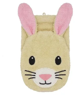 Zdjęcie produktu dla Flanela Fürnis z zabawnymi motywami zwierzęcymi Duża 100% bawełna organiczna GOTS 567 Bunny