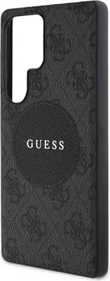 Immagine prodotto di Etui Guess 4G Patch rotonda Classic Logo Magsafe Do Samsung Galaxy S25 Ultra Czarny