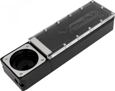 Produktbild von Watercool MO-RA IV Tank 200 D5 ARGB Acryl Reservoir-Pumpen-Kombination - Schwarz