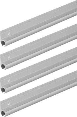 Produktbild von 4 x Kederschiene Aluminium Zeltschiene Kederleiste 180° 100 x 2,6 cm Kederprofil Wohnmobil Wohnwagen