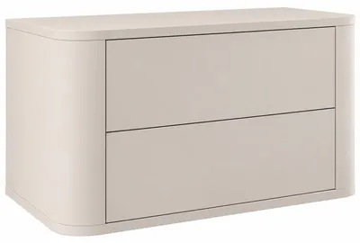 Immagine prodotto di Badplaats Mobile Sottolavabo Como 80 cm – Beige – Sospeso con 2 Cassetti